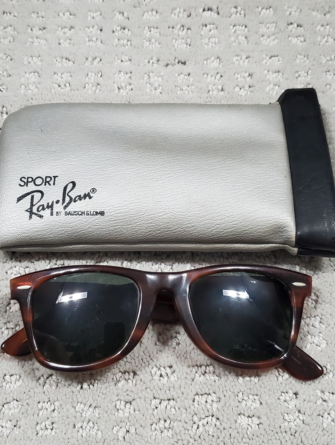 Authentic Vintage Usa Ray Ban Bausch & Lomb Wayfarer B&L 5022 Sunglasses Rare